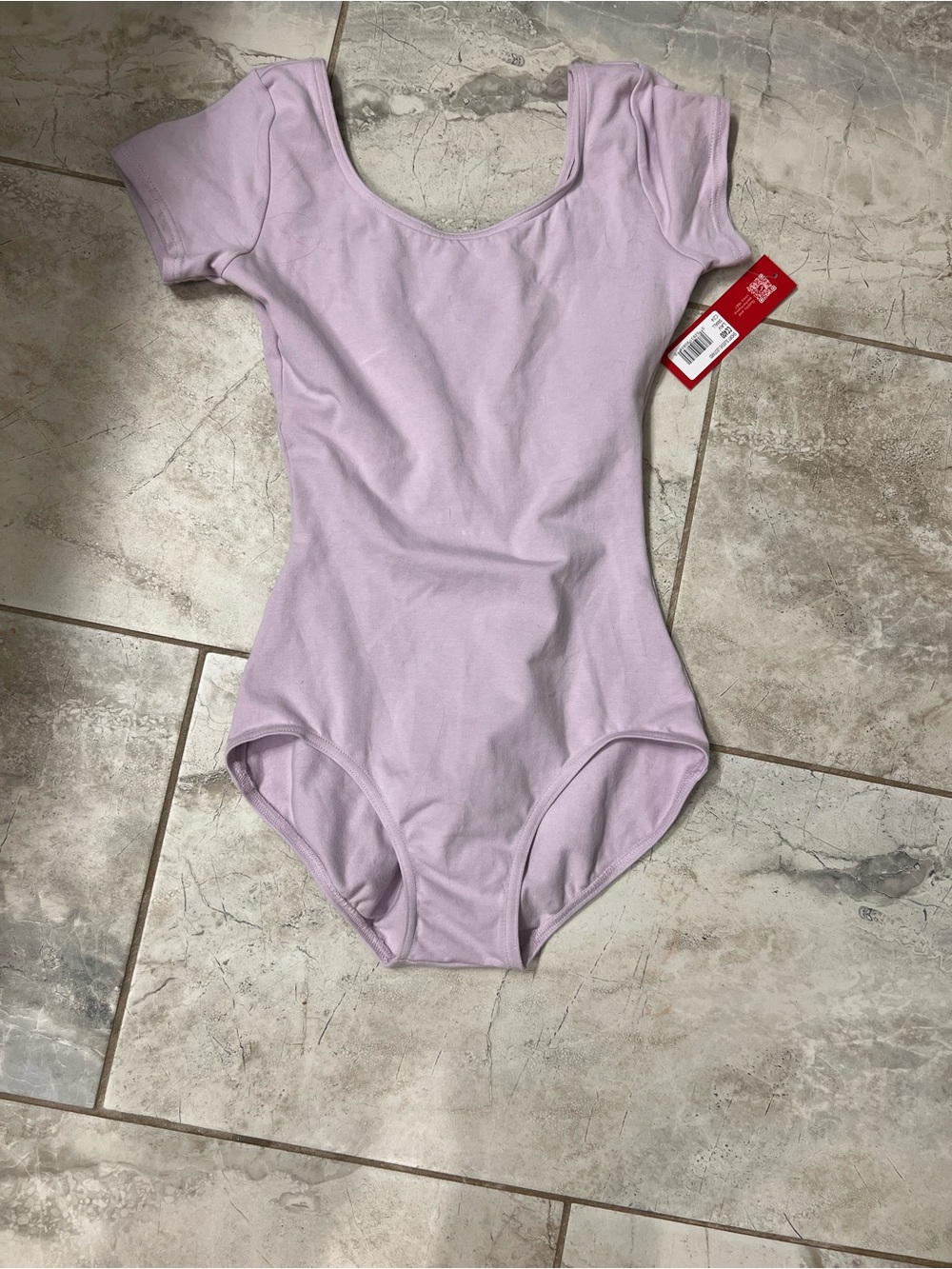 Capezio Lavender Short Sleeve Dance Leotard